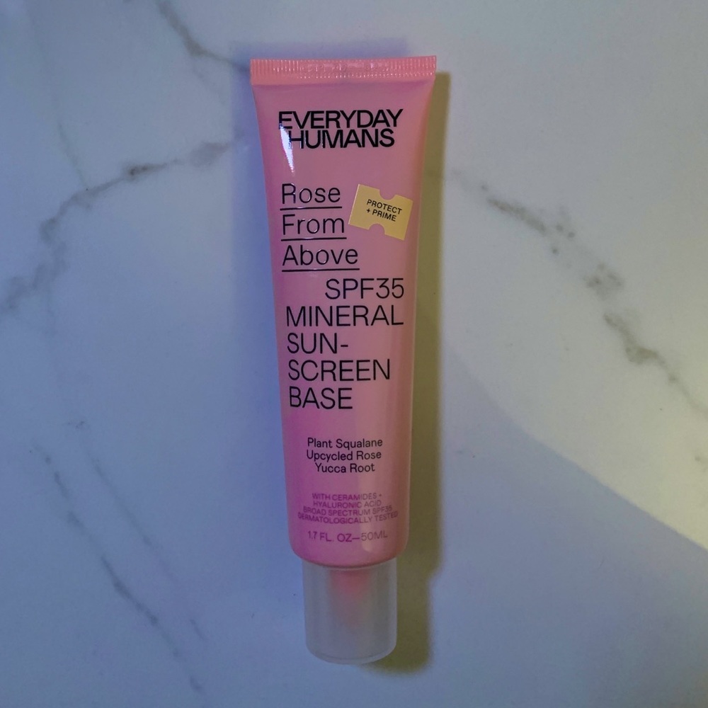 Everyday Humans Rose from Above Tinted Mineral Sunscreen SPF 35